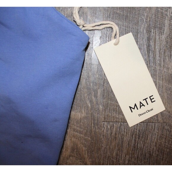 MATE THE‎ LABEL ORGANIC STRETCH RACERBACK TANK BLUBERRY NWT $68 - Picture 2 of 4